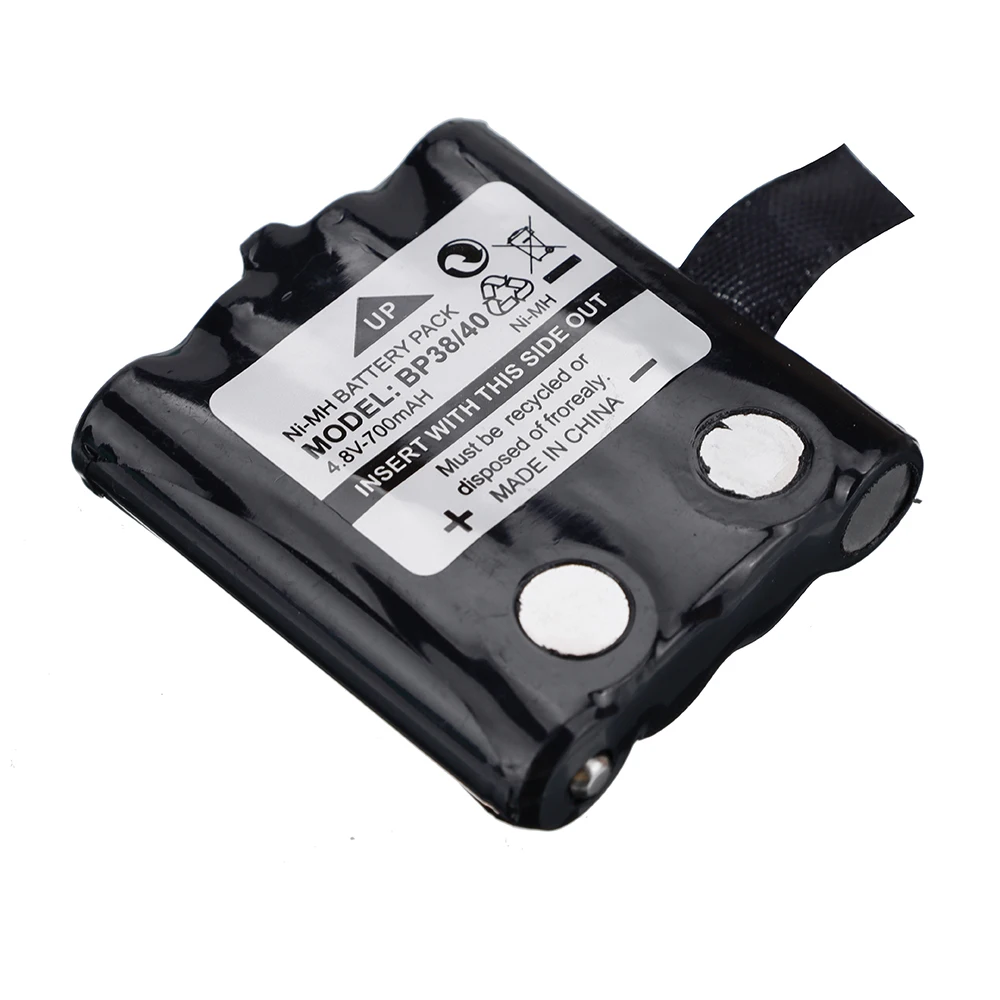 Batteria ni-mh da 2 pezzi 4.8V 700mAh per il modello della serie Motorola TLKR T4 T5 T6 T7 T8 BP-38 BP-40 BT-1013 BT-537 per il modello della serie T8