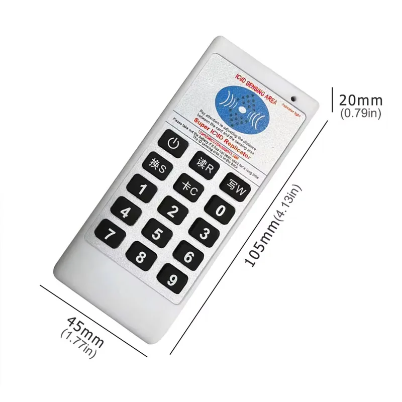 Handheld Frequency Copier 125Khz-13.56MHZ RFID NFC IC Card Duplicator IC/ID Writer Programmer Handheld RFID Smart Card Reader