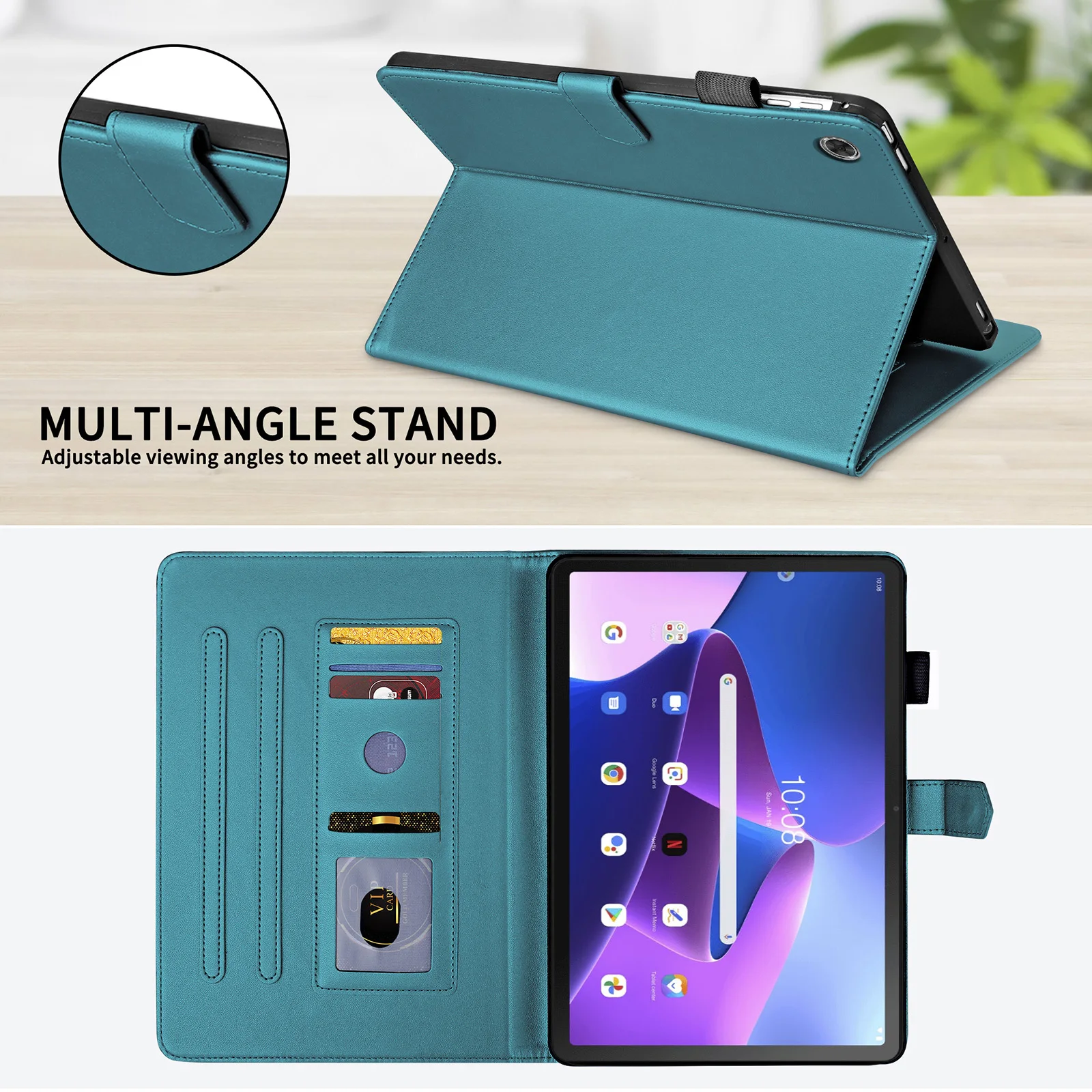 

Для Lenovo Tab K11 Plus 11,45 дюймов TB-352FU M11 Plus TB-352XU 2024, чехол с 3D бриллиантами, кожаная задняя силиконовая крышка для планшета