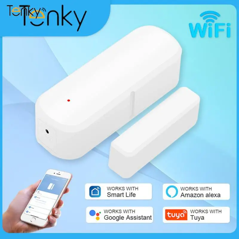 Window Sensor Hot 2.4ghz Wifi Smartlife App Work With Home Alexa Security Alarm System For App Remote Control Tuya Alarm