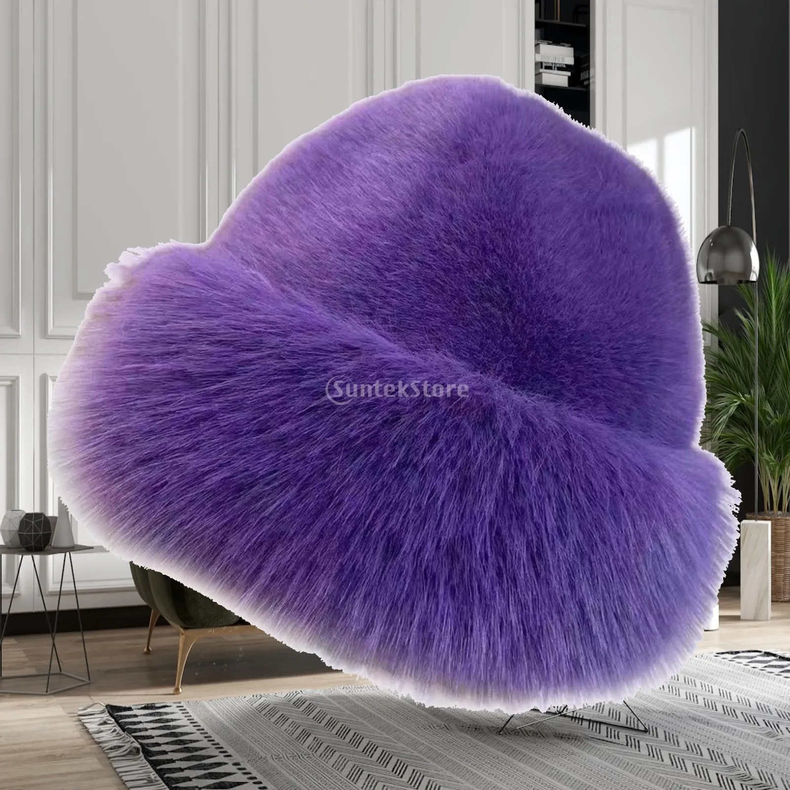 Women Winter Hat Faux Fur Cossack Bucket Hat Warm Fluffy Cap for Snowboard Motorcycle Riding