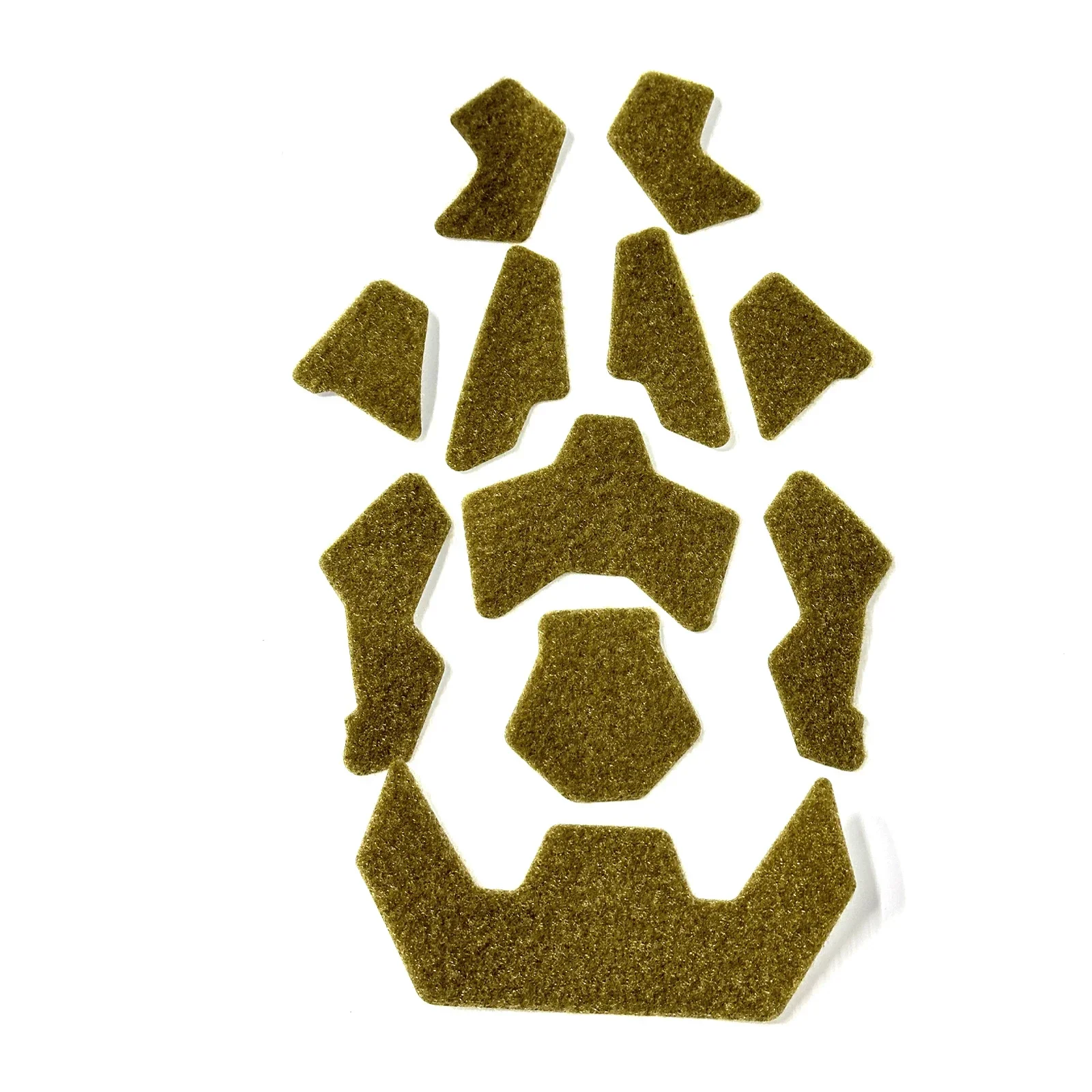 NEW 11Pcs Super High Cut Tactical FAST Helmet Magic Sticker Helmet Patches Hook Loop Fastener Sticky Helmet Accessories