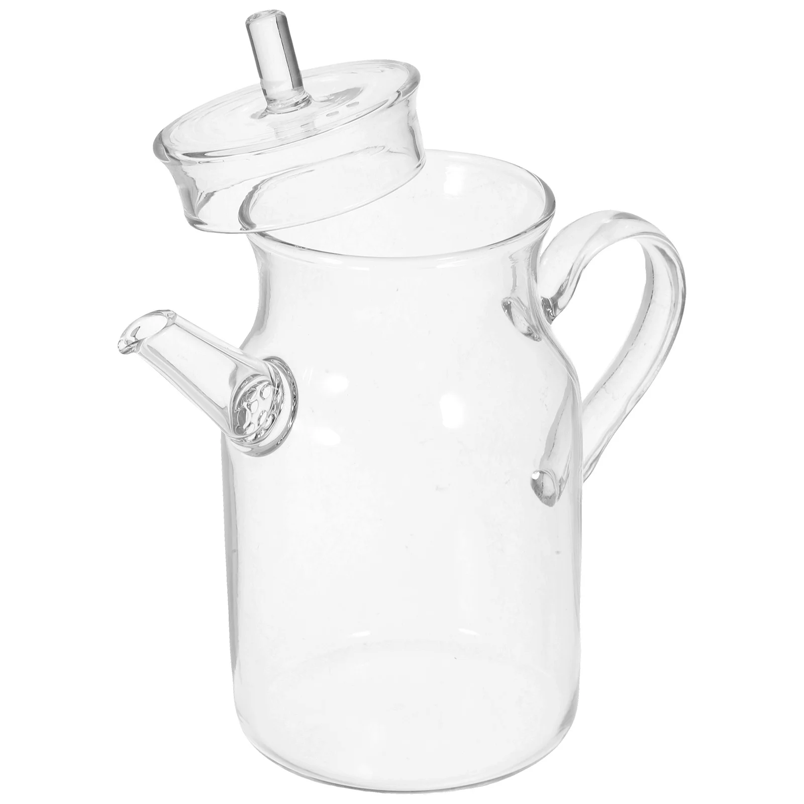 

300Ml Cold Brew Glass Teapot with Infuser for Loose Leaf Flower Tea Heat Resistant Portable Handheld Tea Kettle for Home Office