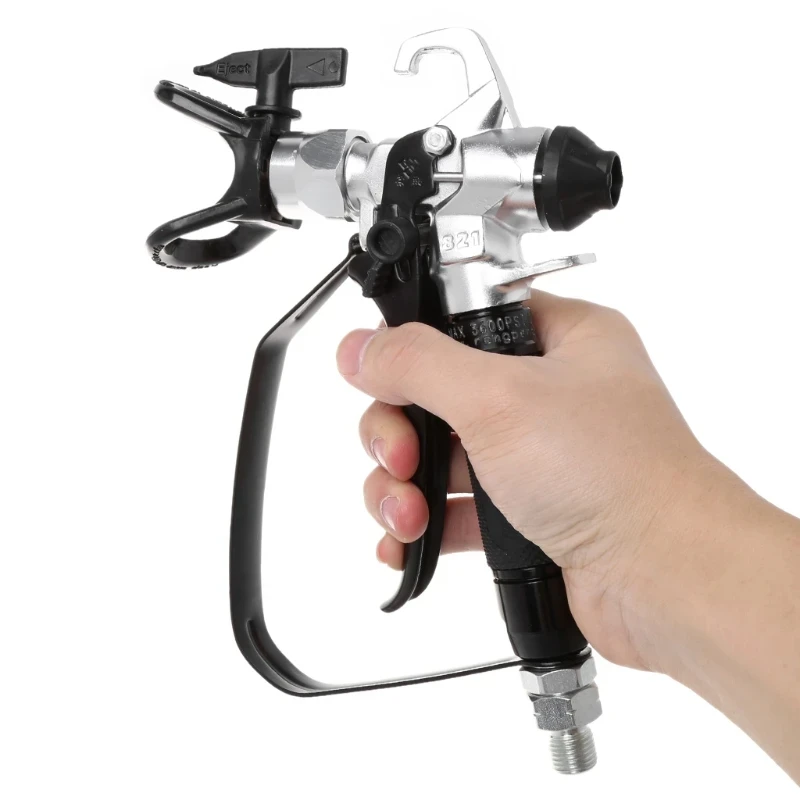 

High Qualit Airless Paint Spray Gun With 517 Spray Nozzle Guard For Pump Sprayer Airless Spraying Machine