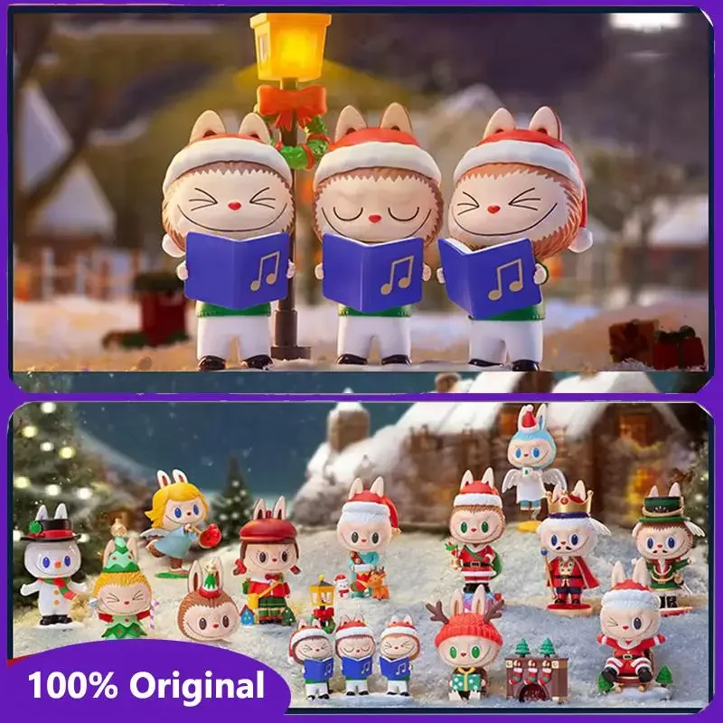 

THE MONSTERS 2022 Christmas Style Series Genuine Blind Box Guess Bag Mystery Box Toys Doll Cute Anime Figure Desktop Ornaments