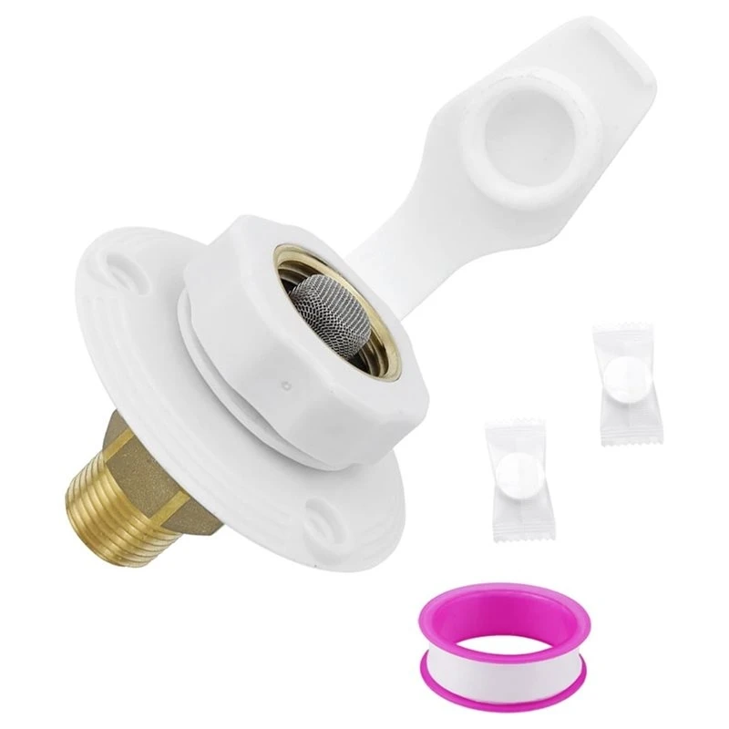 NEW HOT in Stock-Water Connection Inlet Leadfree Brass Suitable For Safe Freshwater Supply, Motorhomes Marine Campers Water
