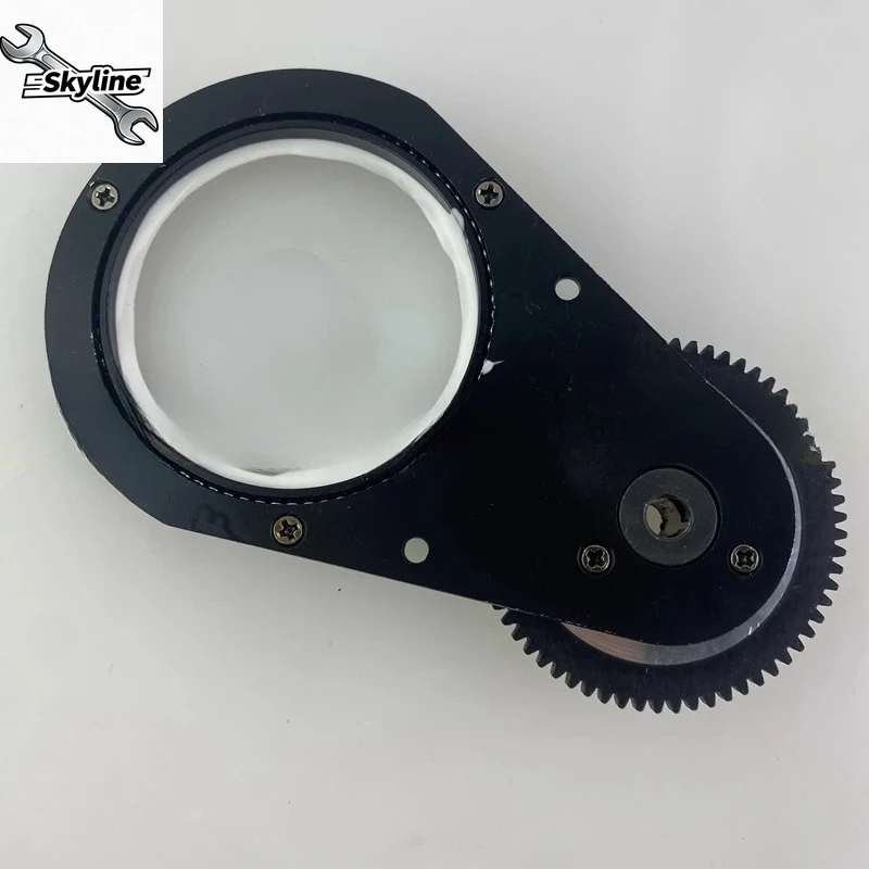 46mm Prism with Frame Bracket Prism Set for 200W230W Beam 5R 7R Light 24 Facet Honey Prism with Beam Light Spare Parts