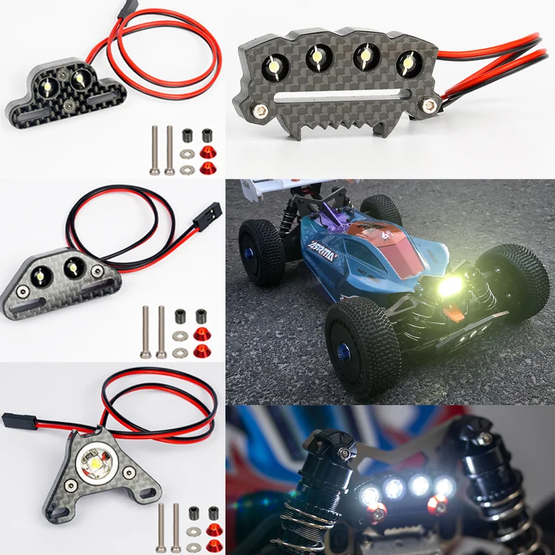 

Для 1/8 ARRMA TYPHON 6S V5 TLR 4X4 BLX багги грузовик автомобиль TYPHON моделирование светодиодные 7,4 В белые фары с подсветкой
