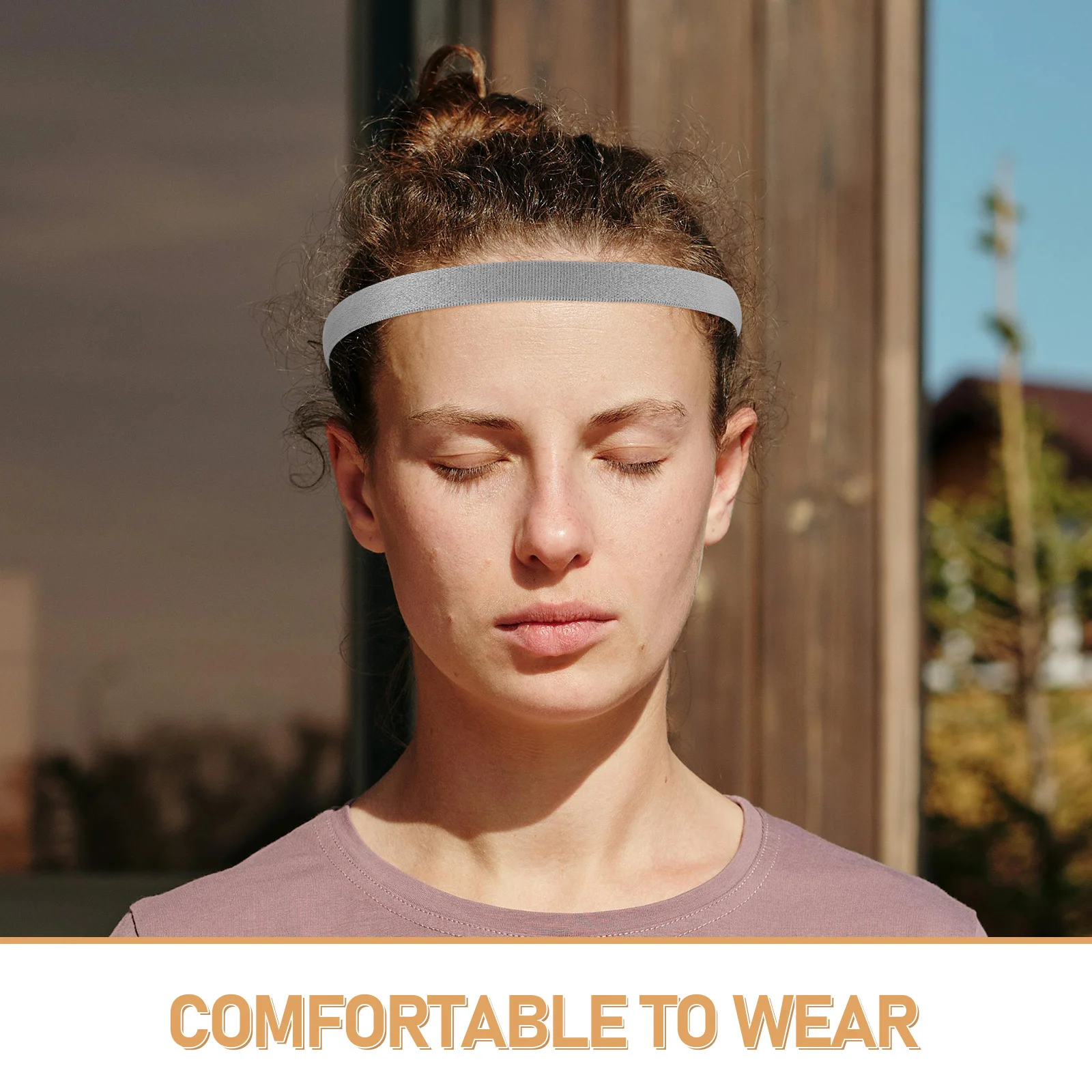 

Athletic Sweatband Headband Supple Hair Bands Quick Drying Elastic Fitness Yoga Headband for Gym and Daily Use