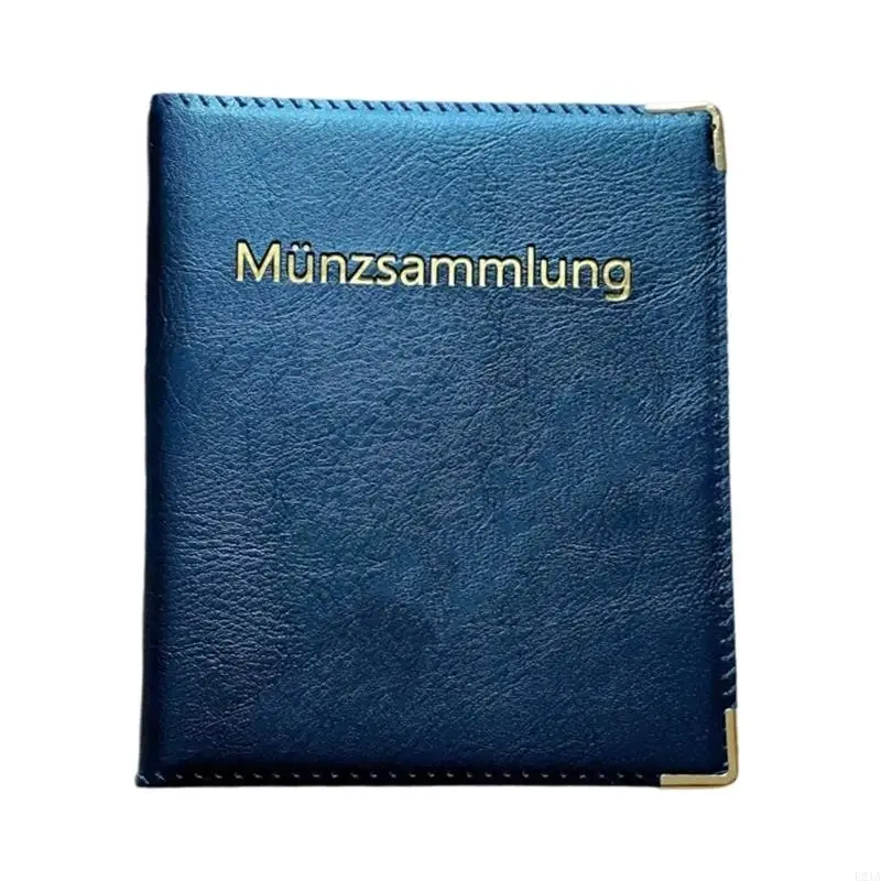 480 Pockets Moned Collecting Álbum para Collector Pu Leather Coin Collection Libro Album almacenamiento monedas para