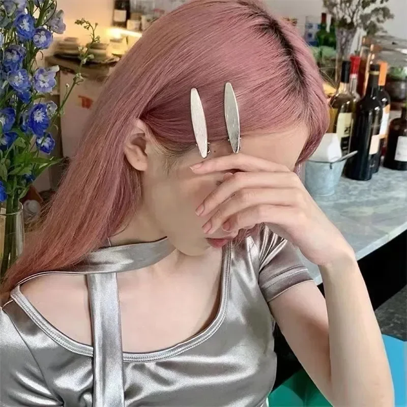 Pinces à cheveux en métal argenté Y2K pour femmes et filles, accessoires pour cheveux étoiles, plusieurs Styles, épingles à cheveux en bec de canard sans couture, 24 pièces/ensemble