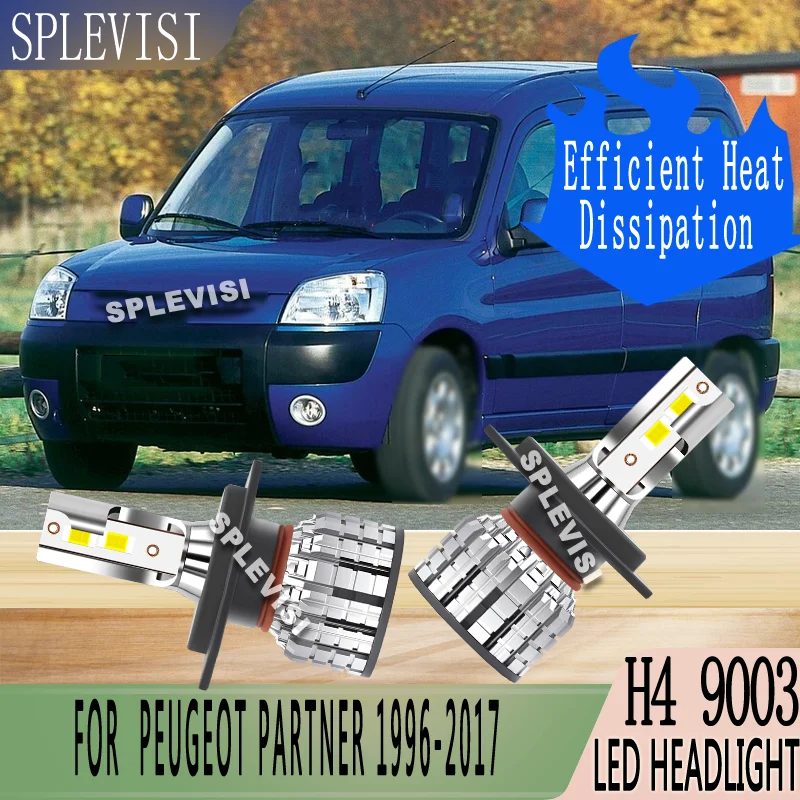 

Expedited Heat Dissipation H4/9003 Car Headlight Bulbs LED For Peugeot Partner 1996 1997 1998 1999 2000 2001 2002 2003-2017