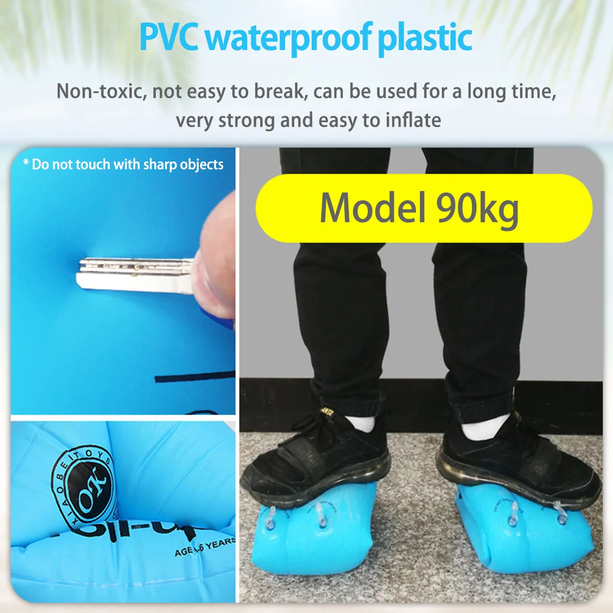 Надувные плавательные кольца, Двойная подушка безопасности, для бассейна, аксессуары для плавания, для детей и взрослых