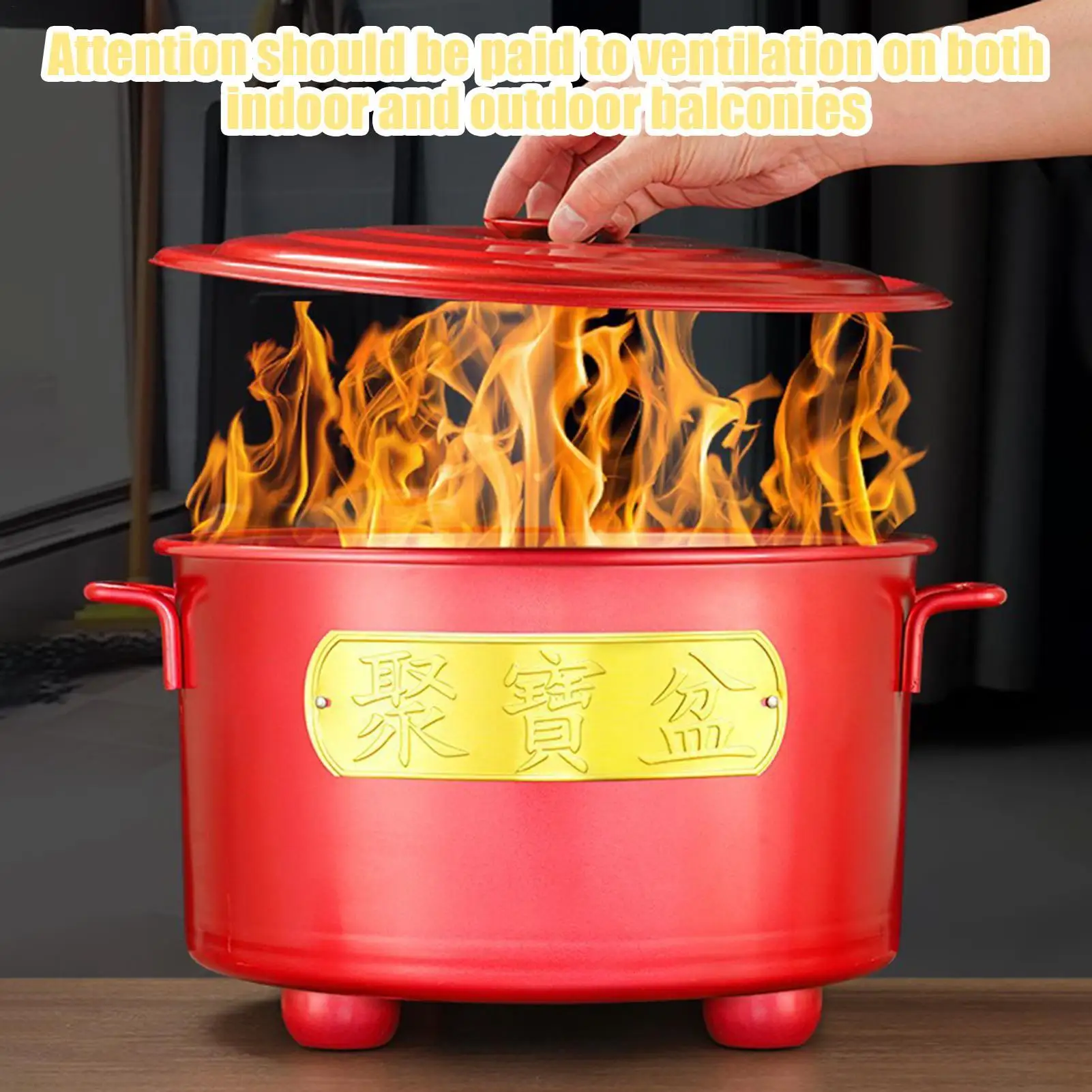 

Бочка для ожогов из нержавеющей стали, термостойкая банка, портативная контейнер для бумажных денег с крышкой для мусора по дереву, сада, двора, фермы