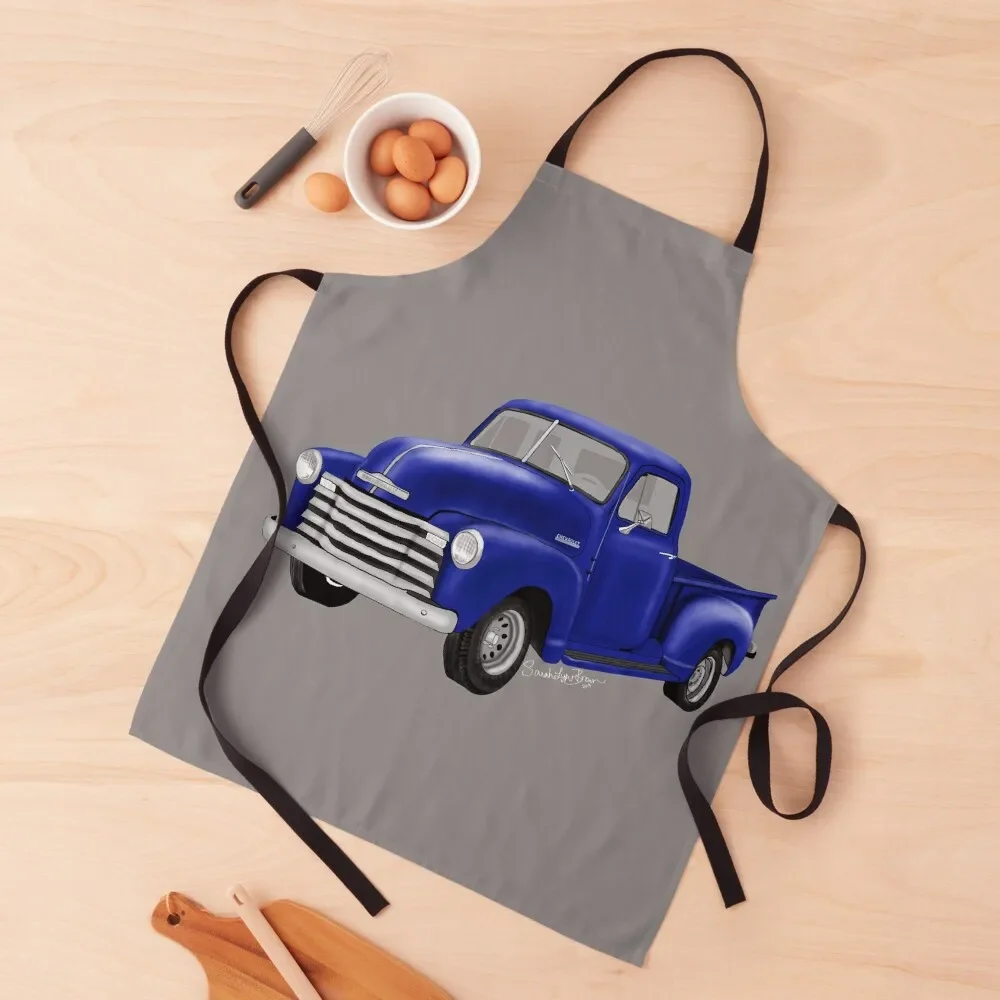 

Blue truck Apron Kitchen And Household Goods Kitchen Items For Home men For Men Apron