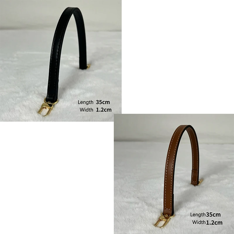 EverToner Top Layer Leather Handbag Strap for Celi-e Triomphe Bag Strap Transformation Bag Strap Faionable Accessory