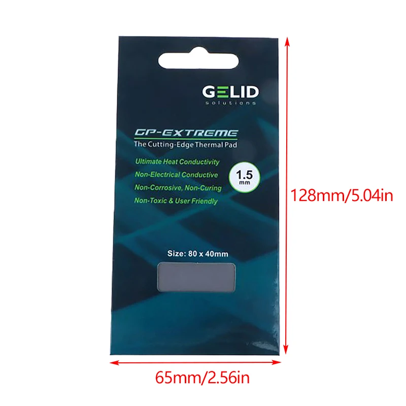 แผ่นซิลิโคนระบายความร้อน GELID GP-Ultimate 15W/MK สำหรับ CPU/GPU เมนบอร์ด แผ่นซิลิโคนระบายความร้อนหลายขนาด