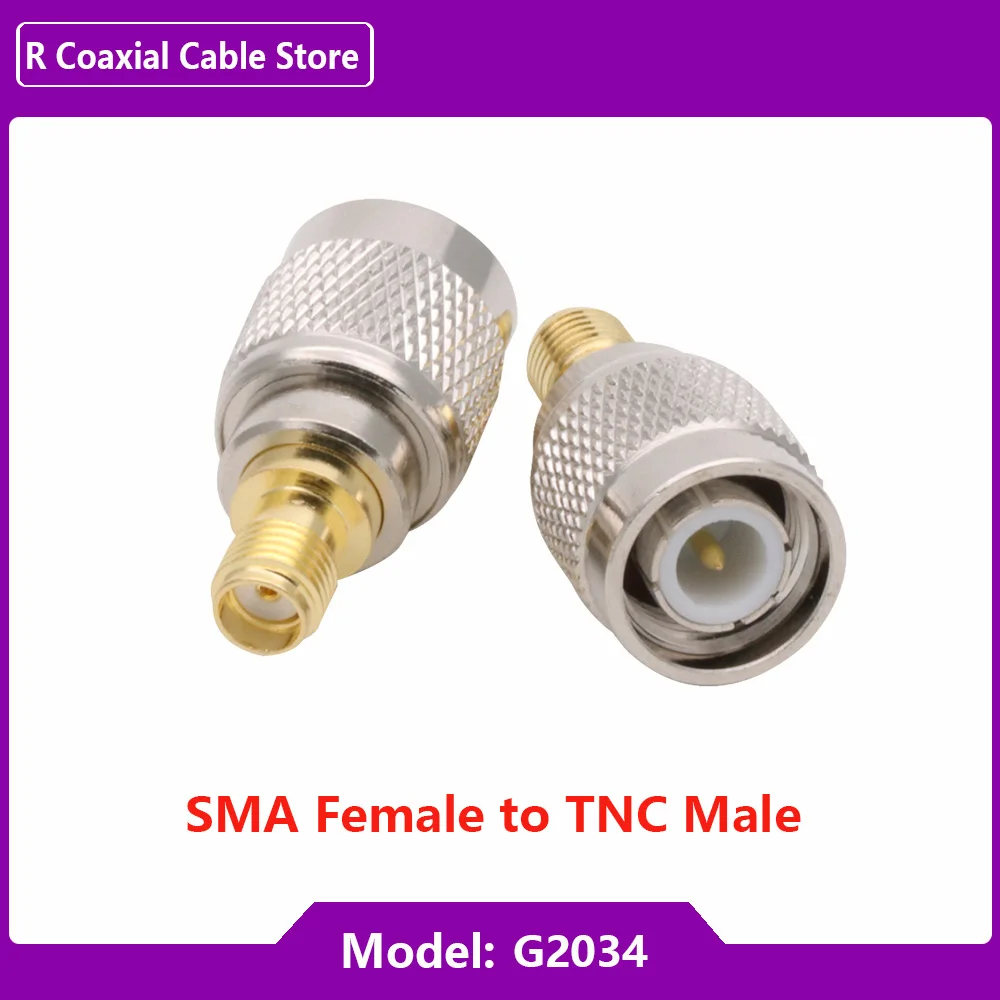 1 peça tnc fêmea para sma fêmea/macho tnc macho para sma fêmea/macho conversor de adaptador de rf reto