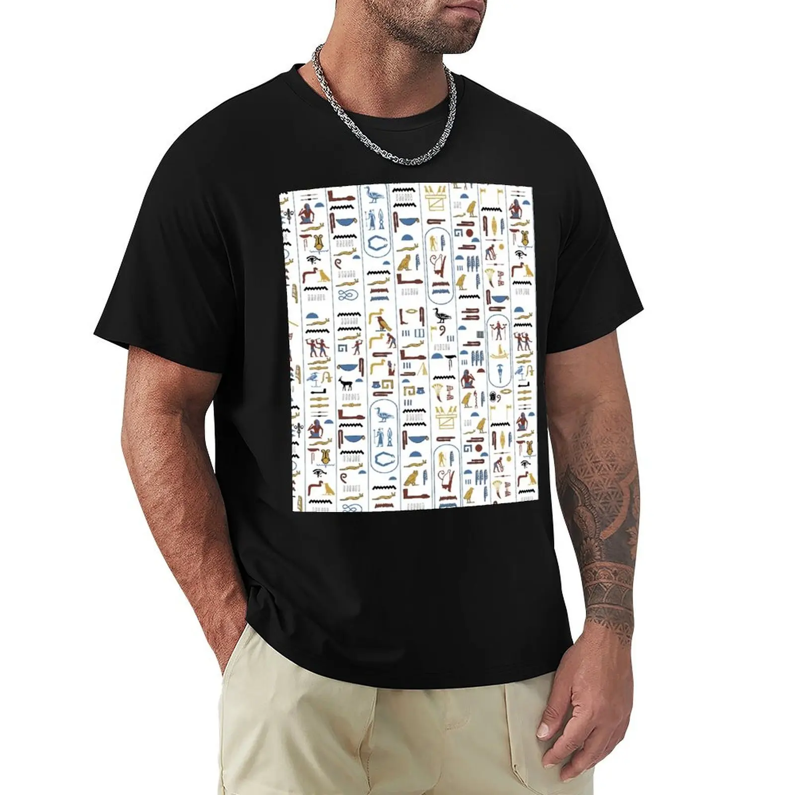

Pharaoh Hieroglyphs Ancient Civilization Egypt T-Shirt anime shirt quick-drying tee shirts for men