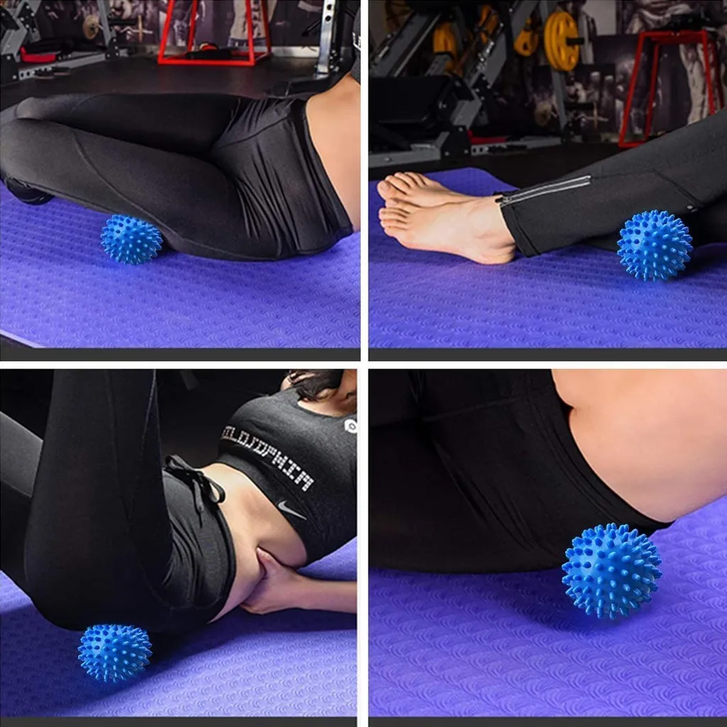 WorthWhile Massage Yoga Balls PVC Exercise Sport Fitness Ball Body Stress Relief Scapulae Hand Foot Roller Massager Workout Home