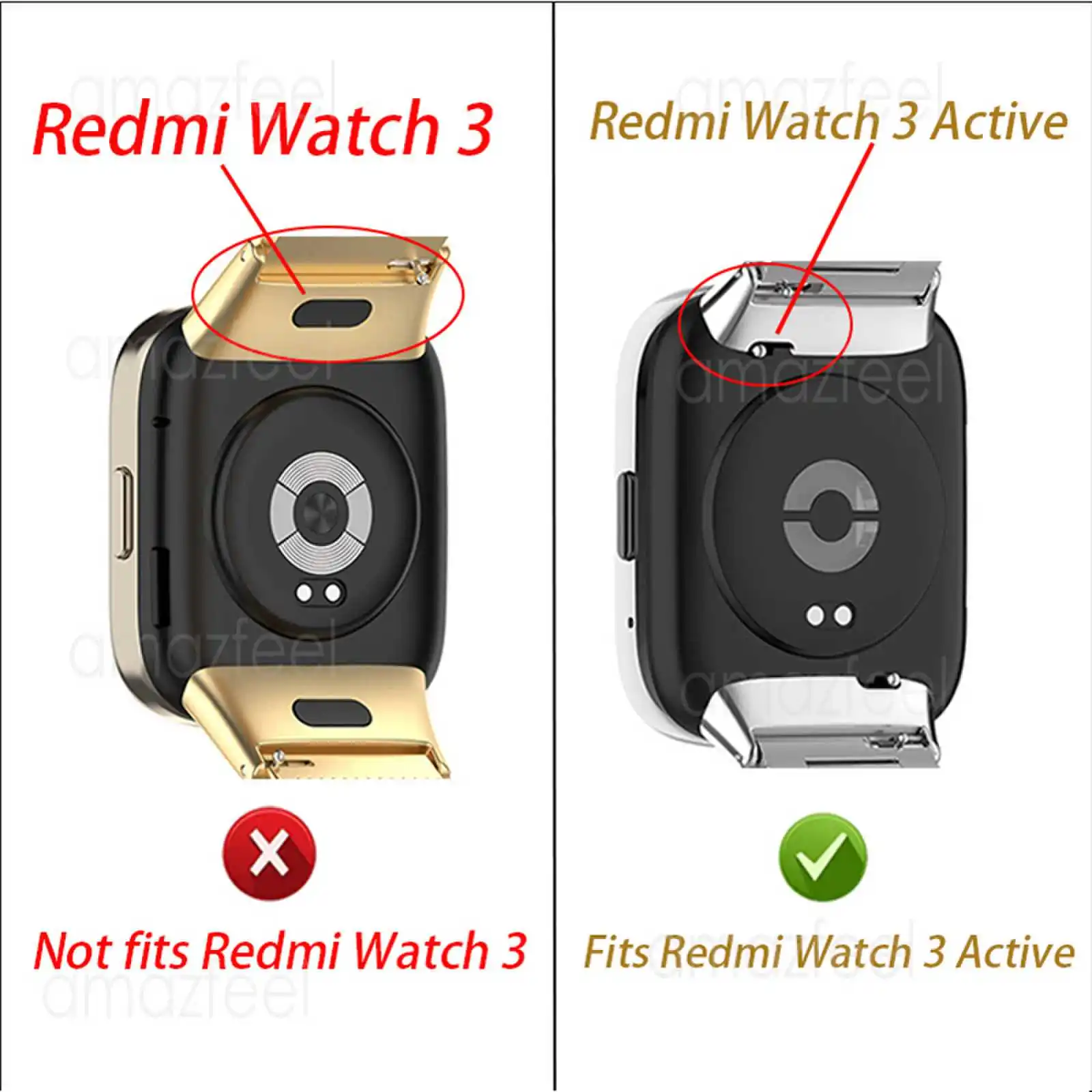 Bracelet de rechange pour Xiaomi Redmi Watch 3, bracelet de montre actif, bracelet en acier inoxydable