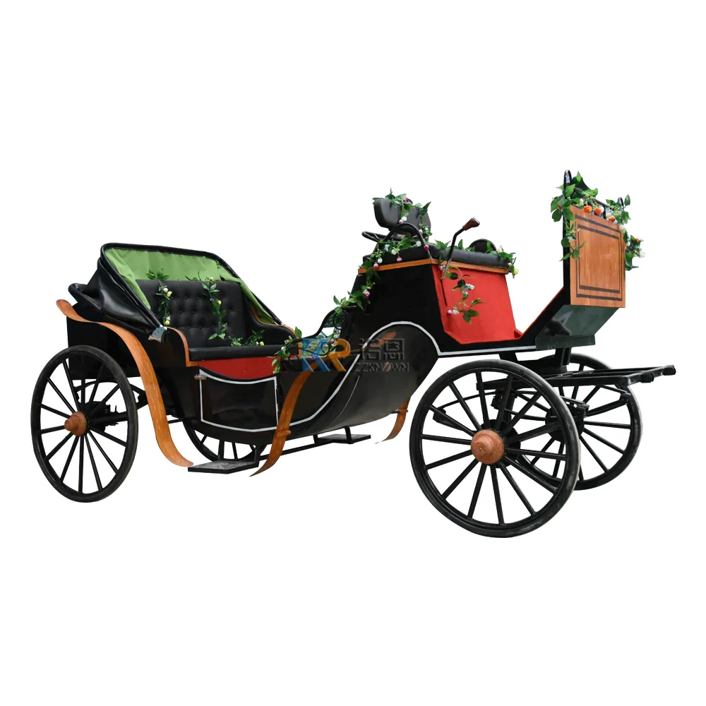 

Special Transportation Prop Wedding Pumpkin Horse Cart High Quality Sightseeing Horse Carriage On Sale