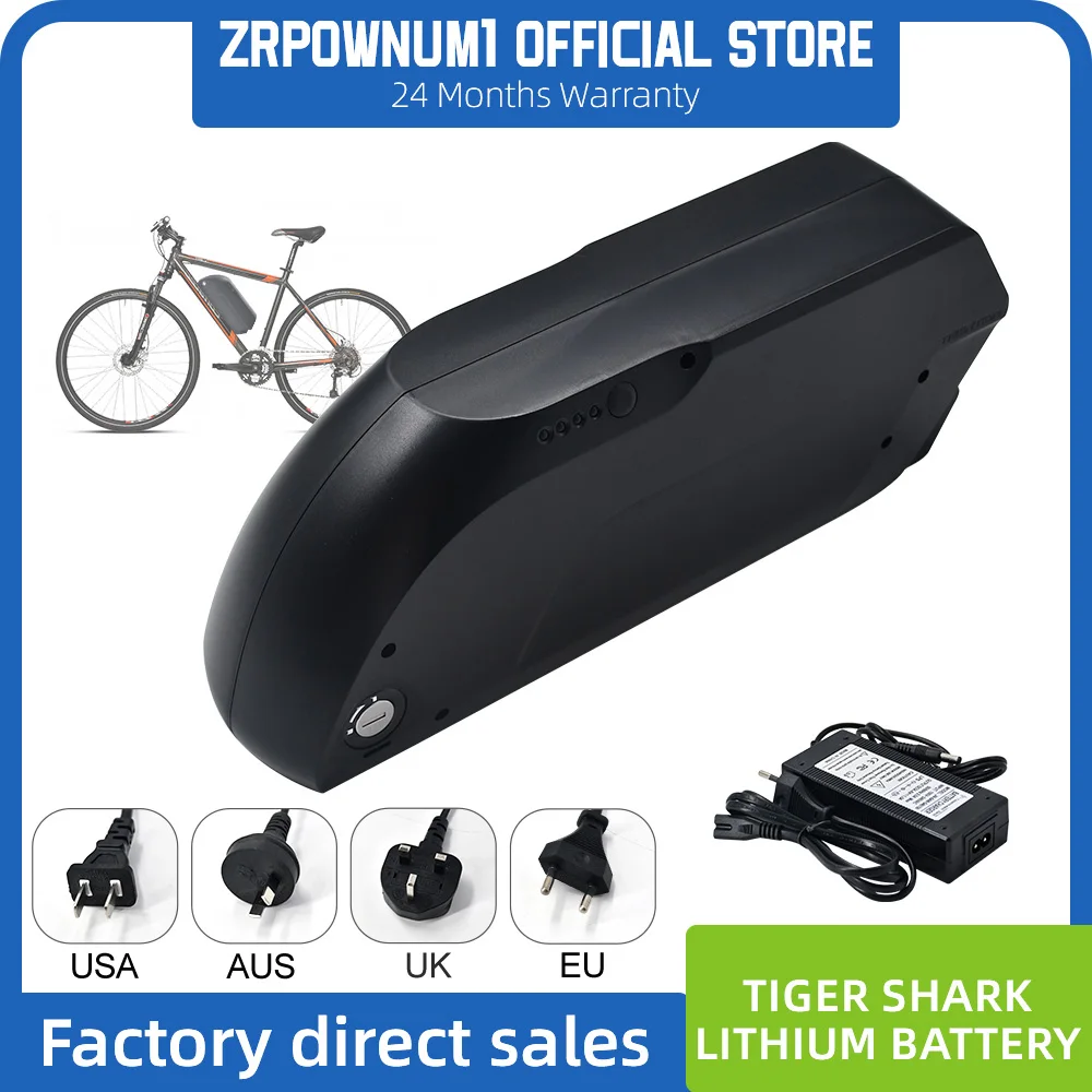 

Tiger Shark 48V18AH lithium battery electric bicycle wheelchair head conversion electric car booster 36V21AH lithium battery