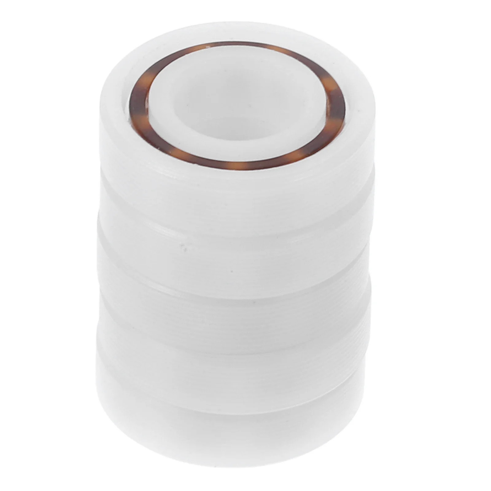 

5pcs Plastic Bearings Deep Groove Ball Bearing High Precision Wear Resistant Lightweight For Industrial Replacement Roller