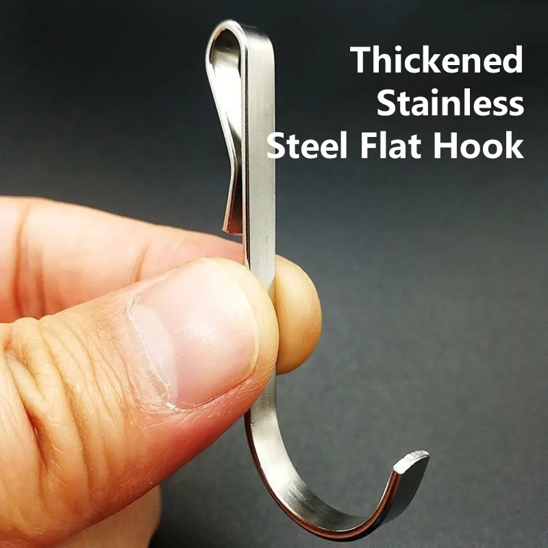 Hook Kitchen Storage Shelf Hook Hole Board Groove Board Bathroom Hanging Hook No Punching Hanging Hook J-Hook Snap-on Clip Hooks