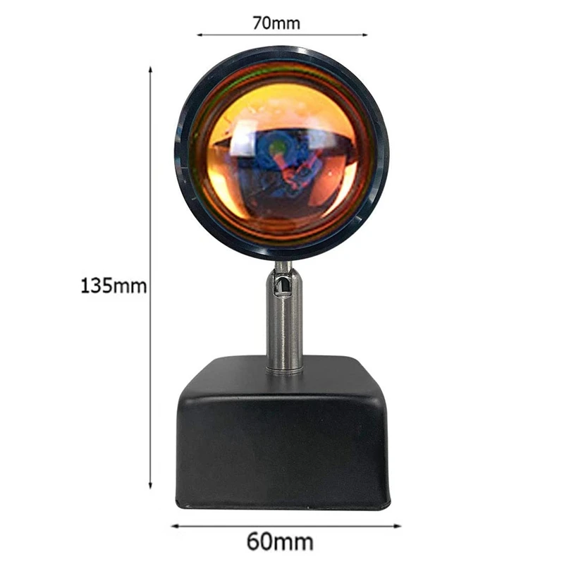 Lampada di proiezione proiettore di atmosfera a luce notturna a LED, lampade fotografiche USB a 180 ° per l'arredamento dello Studio della camera da letto