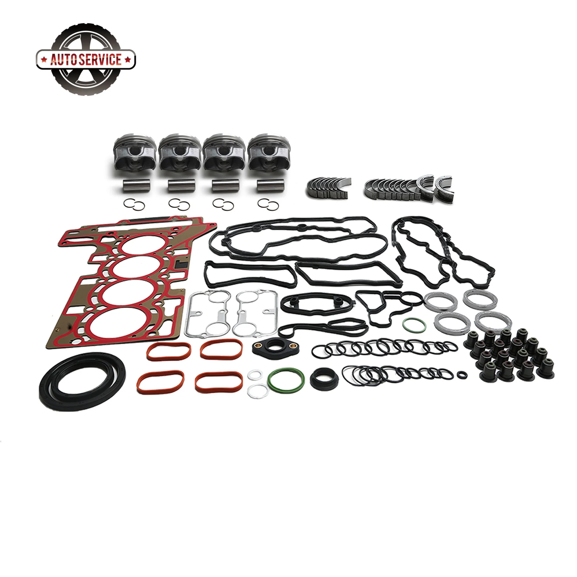 Engine Overhaul Kit Fit for BMW F20 F23 F30 F32 F33 F36 F80 F82 X1 X3 X4 X5 Z4 E84 E89 520i 523i 2.0T 11258606459 11128676519