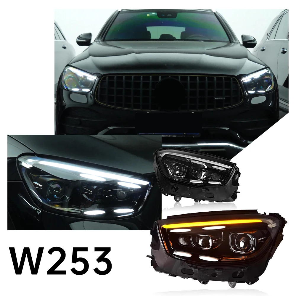 

Фара для Mercedes-Benz GLC (W253) 2016-2022, модернизированная под GLE (W167), в сборе, автоаксессуар