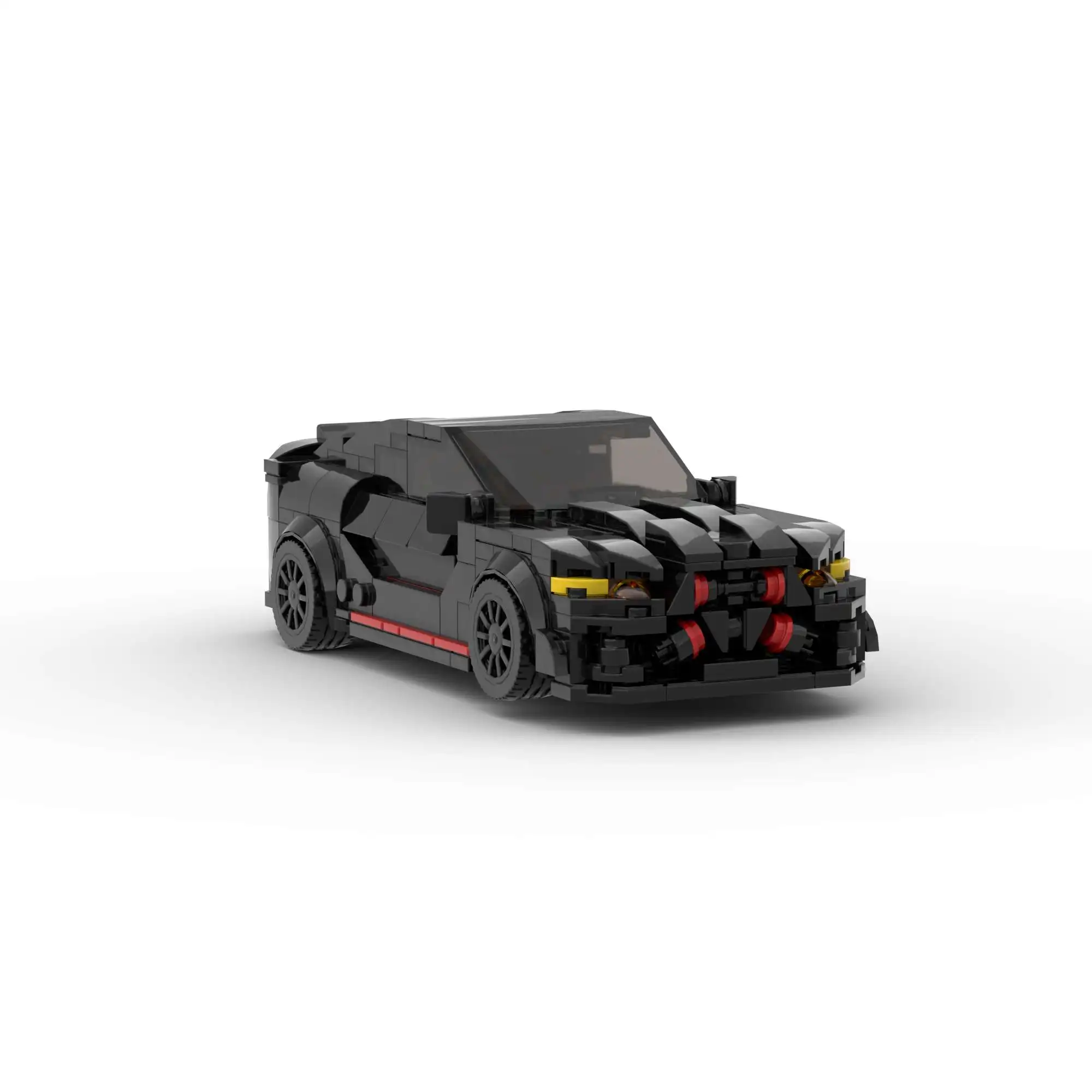 City Car Vehicle Speed Champion Racer MOC BMW M4 Building Blocks Brick Racing Classic Supercar Creative Garage Kids Toys Gift