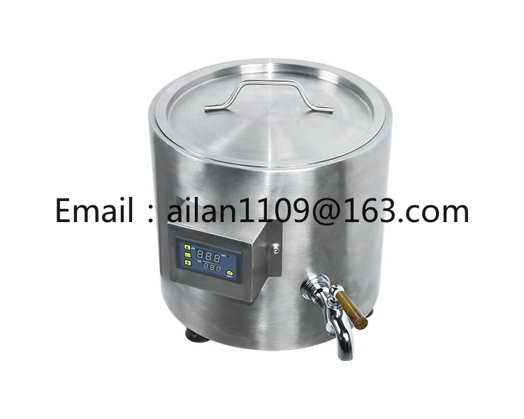 

Desktop Candle Making Machine Wholesale Melting Tanks 10L Stainless Steel Bee Wax Melter Small Candle Machine Heater