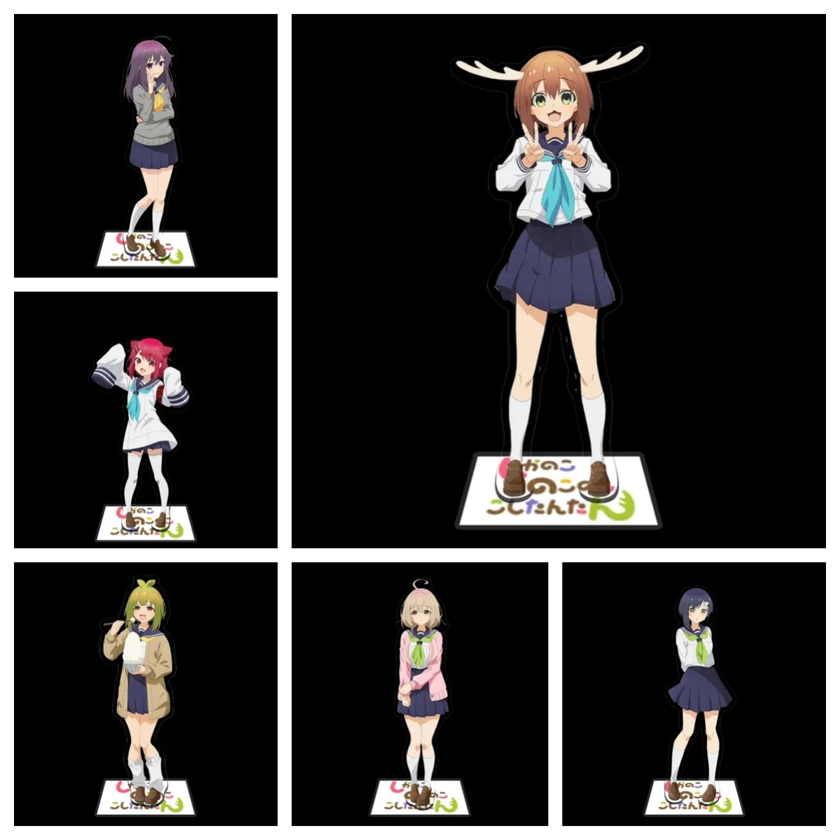 NEW Anime My Deer Friend Nokotan 15cm Acrylic Stand Display Figure Shikanoko Nokonoko Koshitantan Cosplay Cartoon Desktop Plate