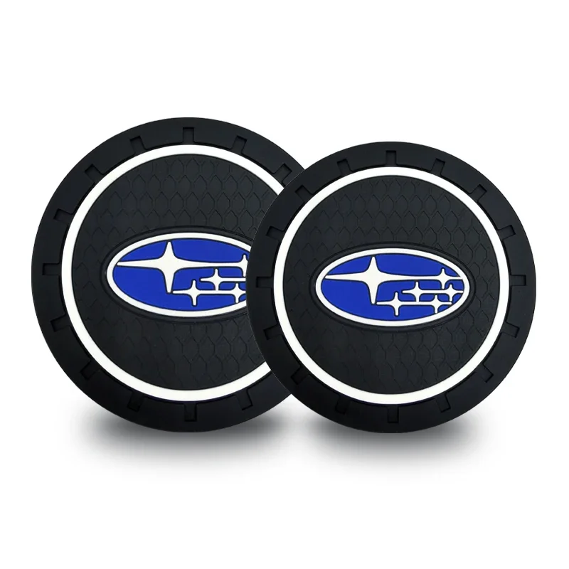 سيارة كوستر كوب ماء زجاجة حامل المضادة للانزلاق وسادة اكسسوارات السيارات لسوبارو فورستر امبريزا Outback ليجاسي Tribecacar WRC XV #3