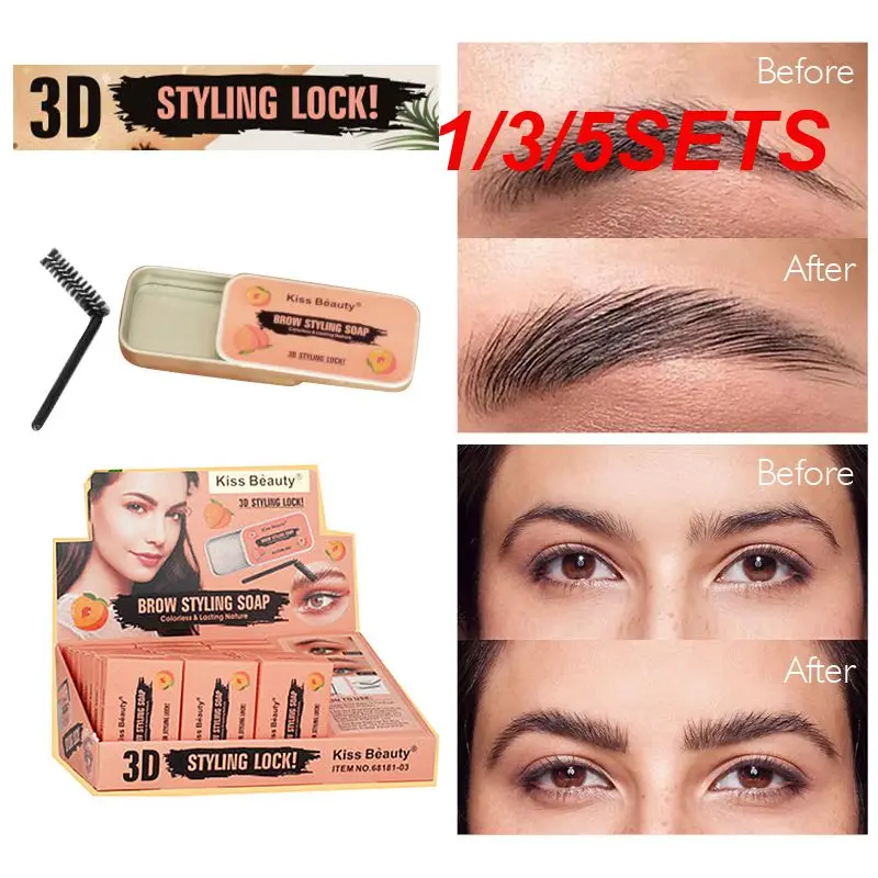 1/3/5SETS Long-lasting Easy To Wear Durable Waterproof Brow Wax Brows Wax Eyebrow Wax Trending 3d Feathery Easy To Use