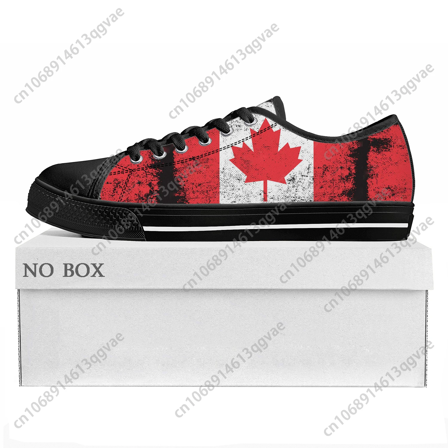 Canadian Flag Low Top High Quality Sneakers Mens Womens Teenager Canvas Sneaker Canada Prode Casual Couple Shoes Custom Shoe