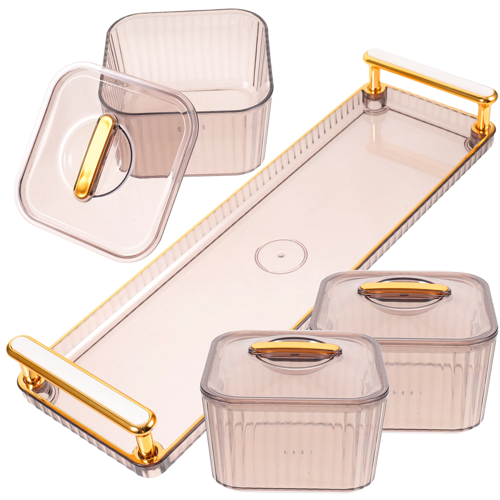 

C Food Tray Dessert Container Movie Snack Trays Plastic Biscuit Jar Platters Serving Clear Jars Cookie Storage ganizer