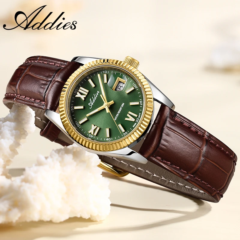 Addies New Luxury Women's Watch 585 Quartz Sapphire Glass 5Bar Waterproof BGW9 Super Luminous Fashion Wristwatches For Woman