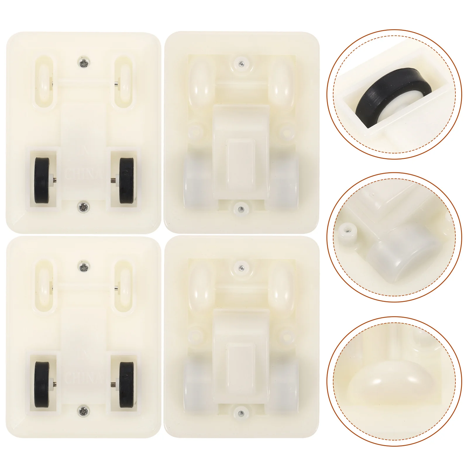 Pièces de base de voiture à dos côtelé pour enfants, friction vierge, jouet intelligent, jouets pour enfants, poterie, argile, artisanat, ultra léger, 62, 4 pièces