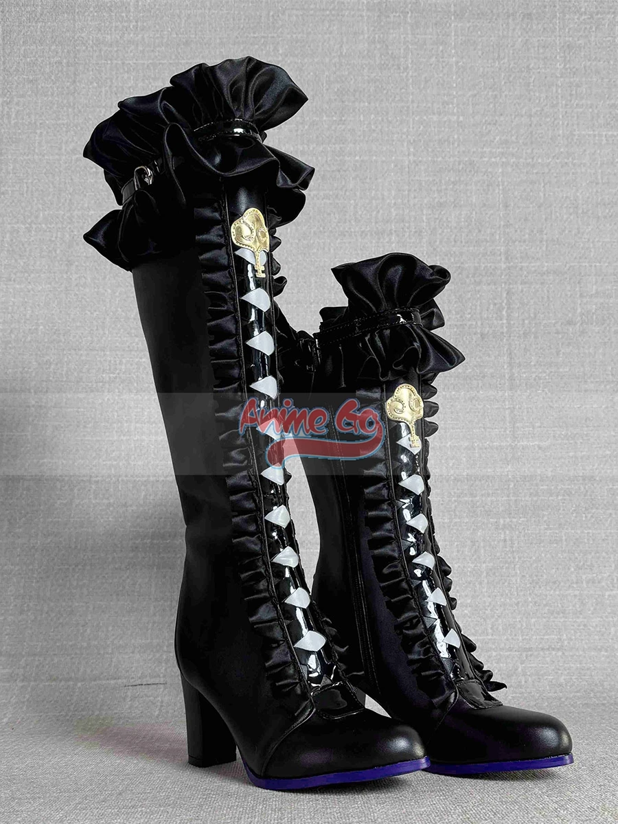 Honkai: Star Rail The Herta Cosplay Boots Women Cos Black Shoes