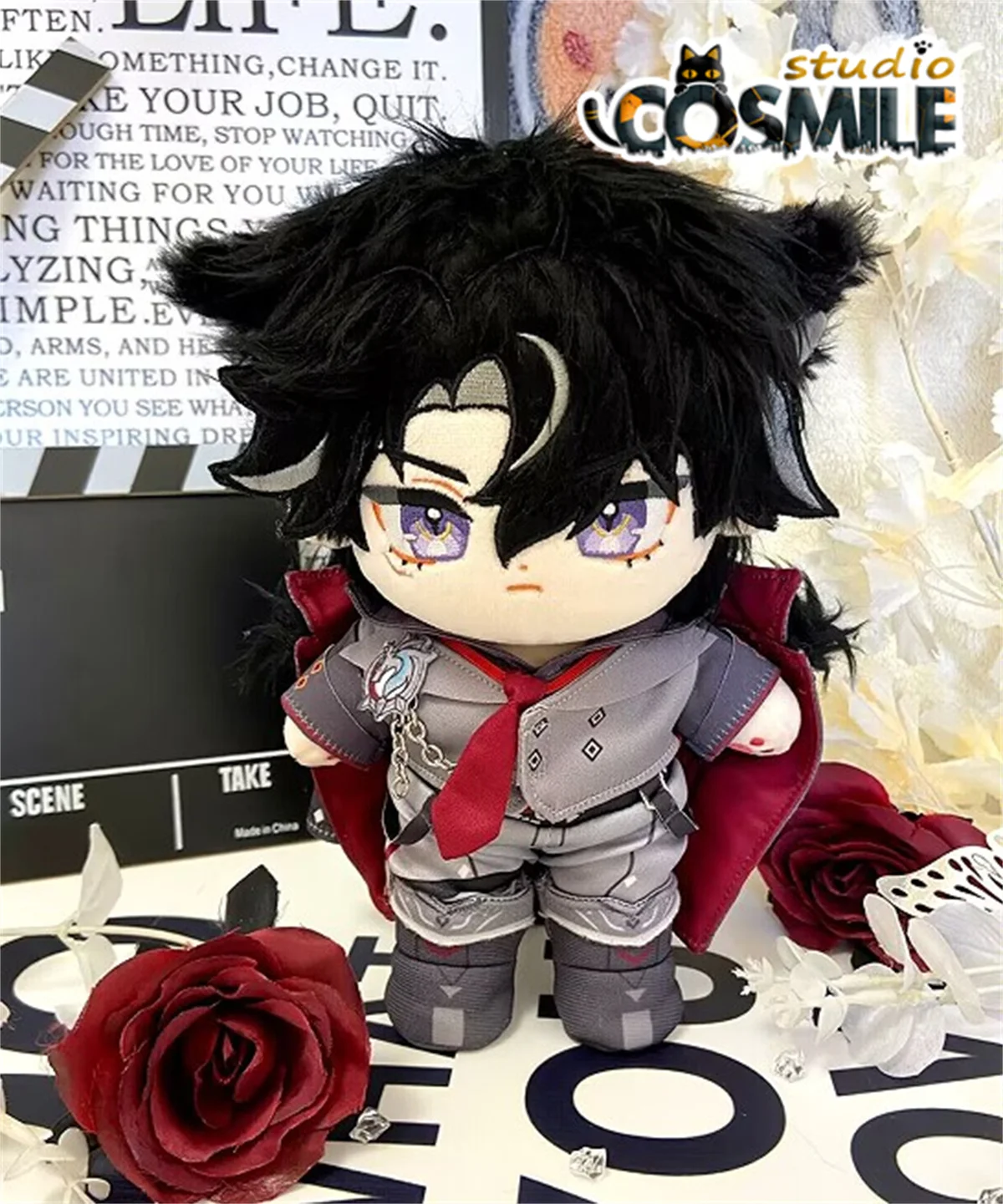 

Game Genshin Impact 원신 Wriothesley リオセスリ 라이오슬리 Stuffed Plushie 20cm Plush Doll Toy Body Clothes Clothing KM