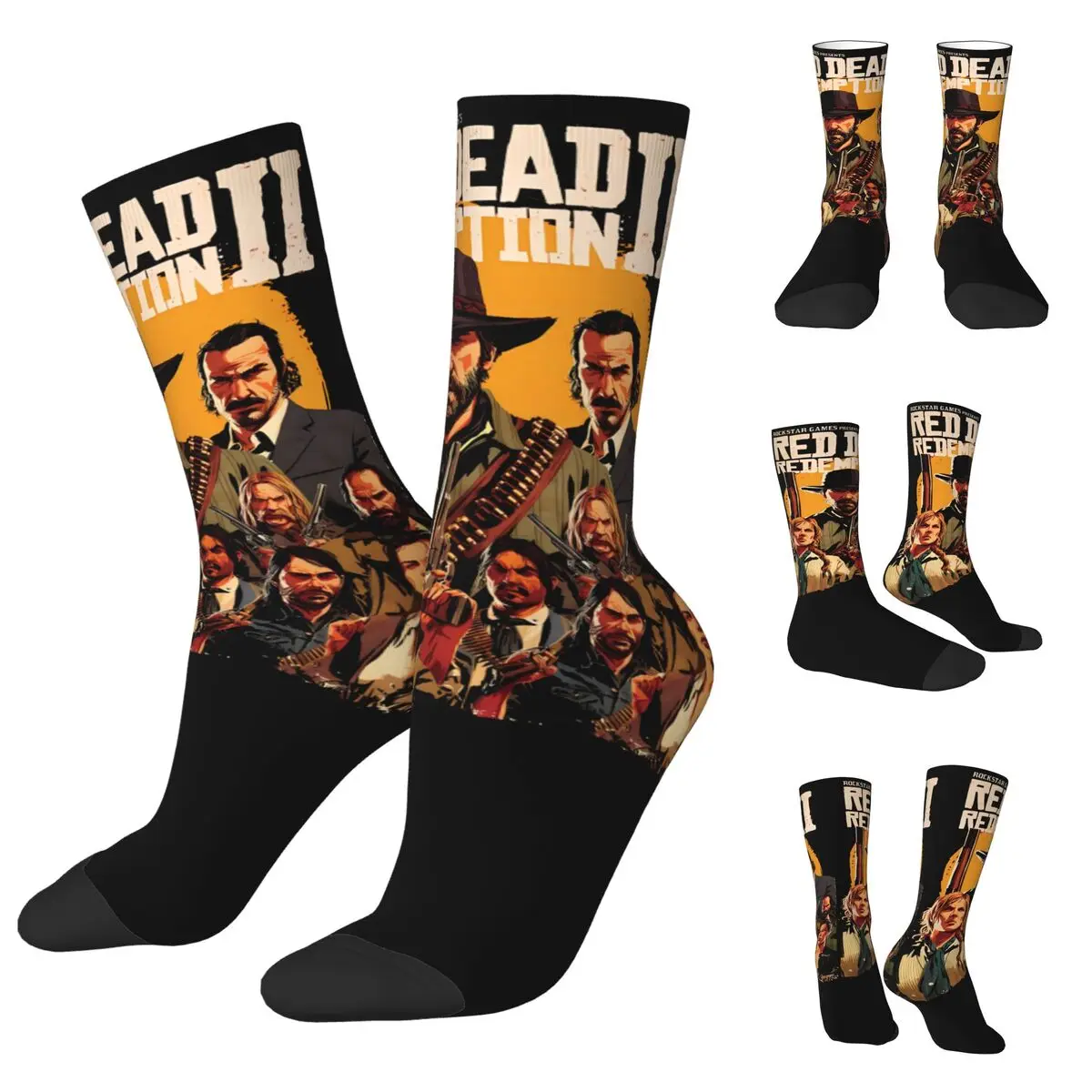 

3D printing cosy Unisex Socks,Running Red Dead Redemption Interesting Four Seasons Sock