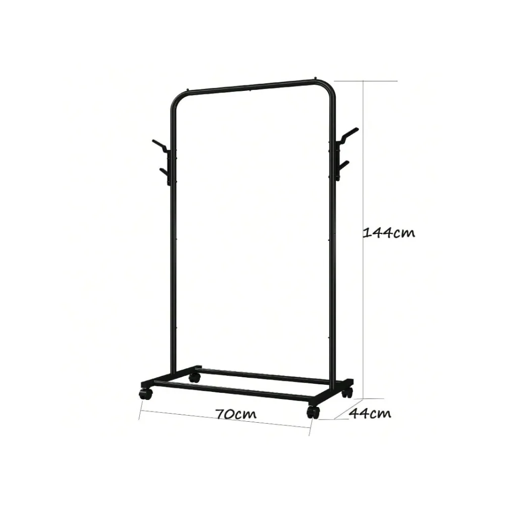 標準的な金属製の衣類ラック,シンプルなローリング衣類ラック,コートのオーガナイザー,ハロウィーンの装飾,ハロウィーンの衣装
