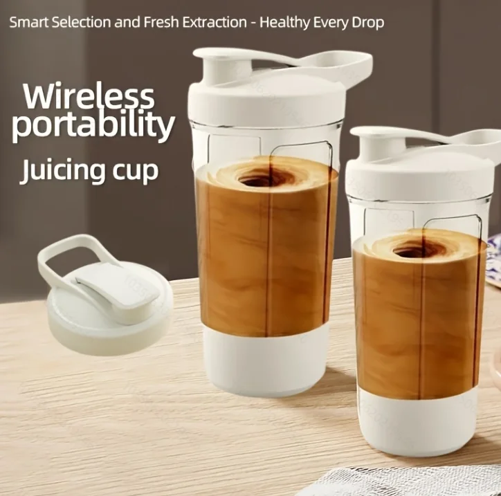 

[Portable Shake Bottle] Portable USB Charging Shake Bottle | Protein Shake Bottle for Protein Mixtures, Automatic Coffee Milk