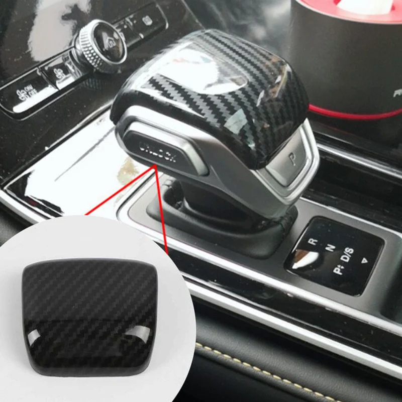 

Для MG EHS PHEV 2023 2022 2021, автомобильный рычаг переключения передач, крышка рычага управления, ручка из АБС-пластика, карбоновая наклейка, аксессуары для интерьера