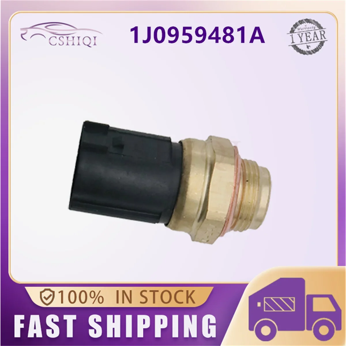 1J0959481A Temperature Sensor Radiator Fan Switch For Audi A3 TT Seat Ibiza Volkswagen Beetle Golf Jetta City Touareg Skoda
