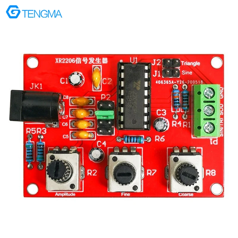 Zestaw turbiny wiatrowej sygnału kwadratowa fala sinusoidalna fala trójkątna XR2206 elektroniczne i elektryczne DIY części montażowe do spawania