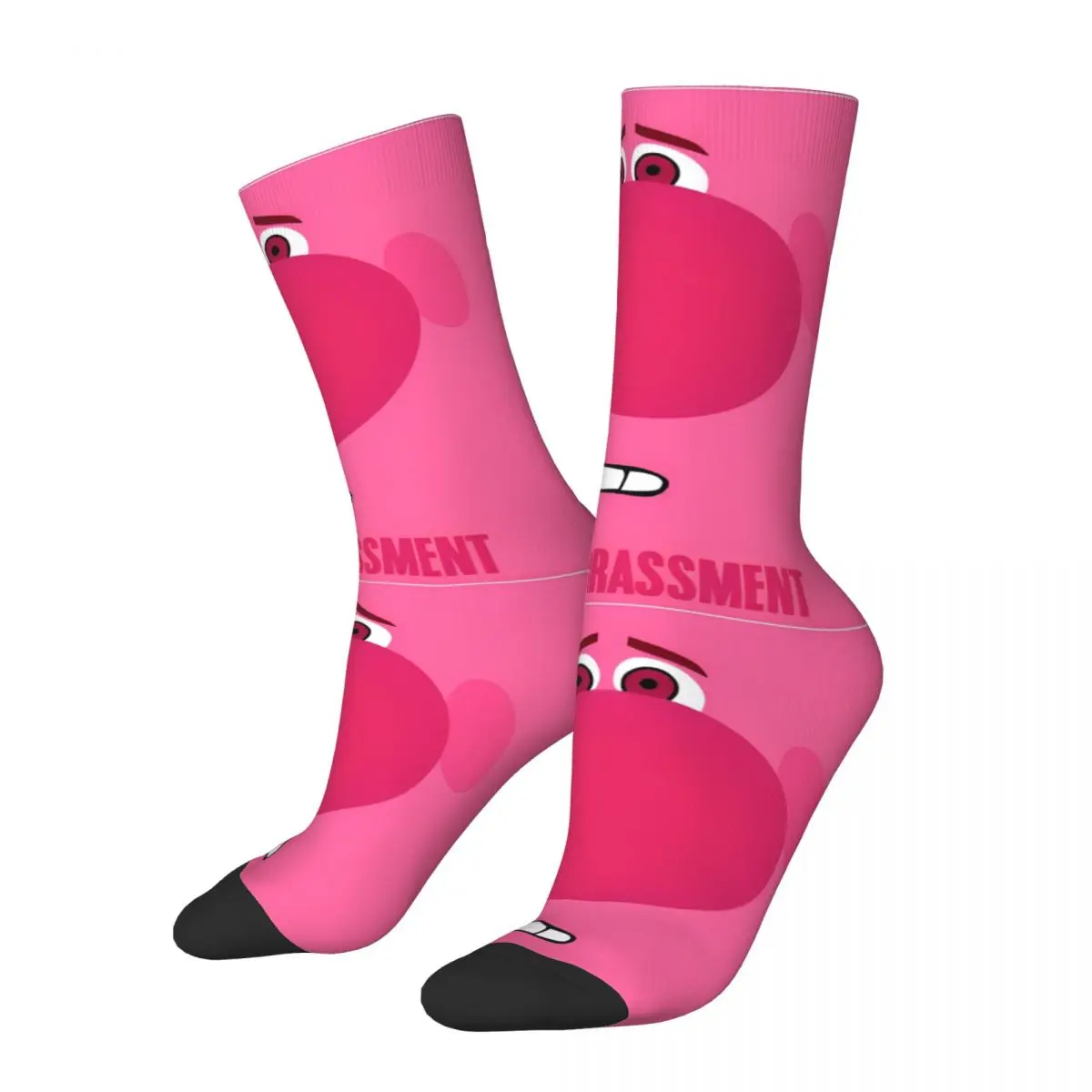 Winter Warm Retro Women Men Inside Out Embarrassment Socks Sweat Absorbing Football Socks